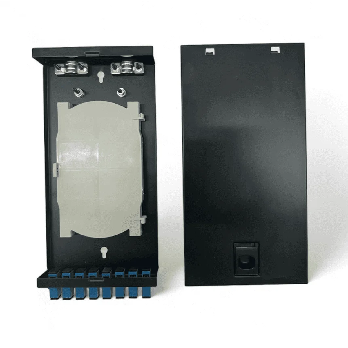 Настенный оптический бокс 8-SC/UPC-8-8-8 (черный)